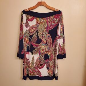 OLIAN paisley tunic SIZE L